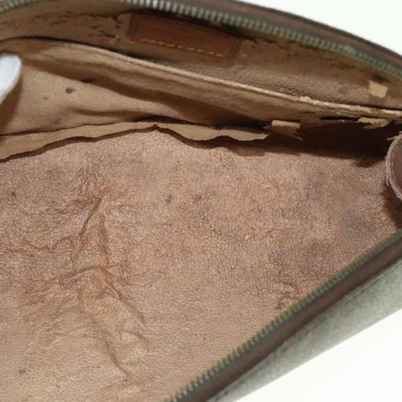 LOUIS VUITTON Monogram Trousse Demi Ronde Cosmetic Pouch M47520 LV Auth 76783 - Picture 11 of 16